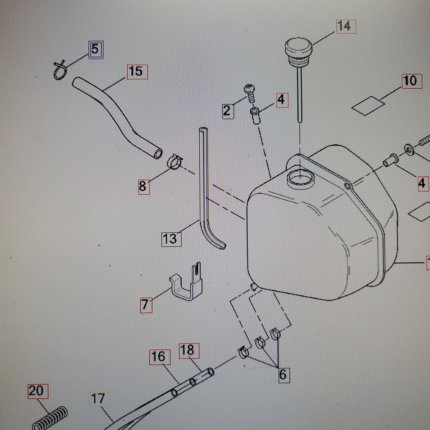 Drain Hose Clamp OEM #10049