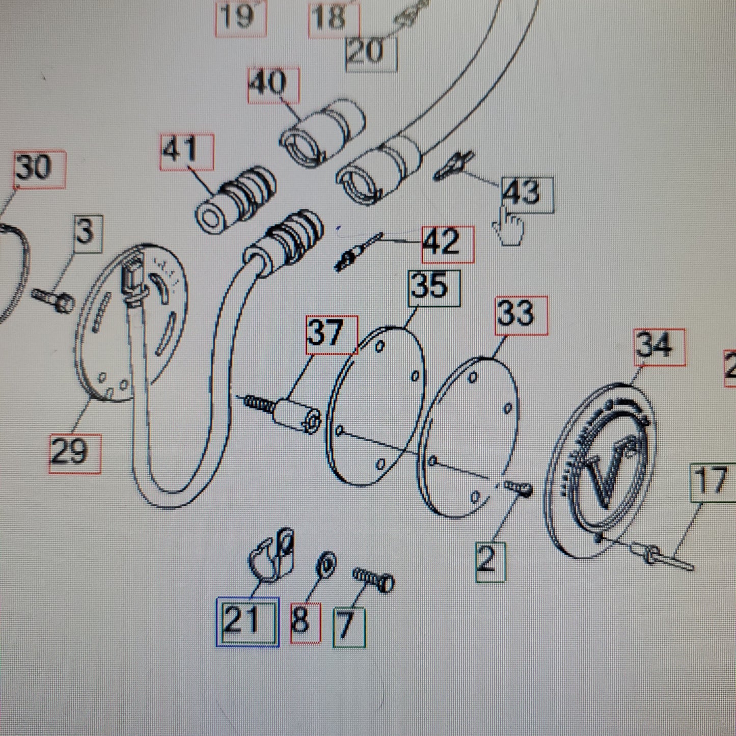 Ignition wire Clamp OEM #10046