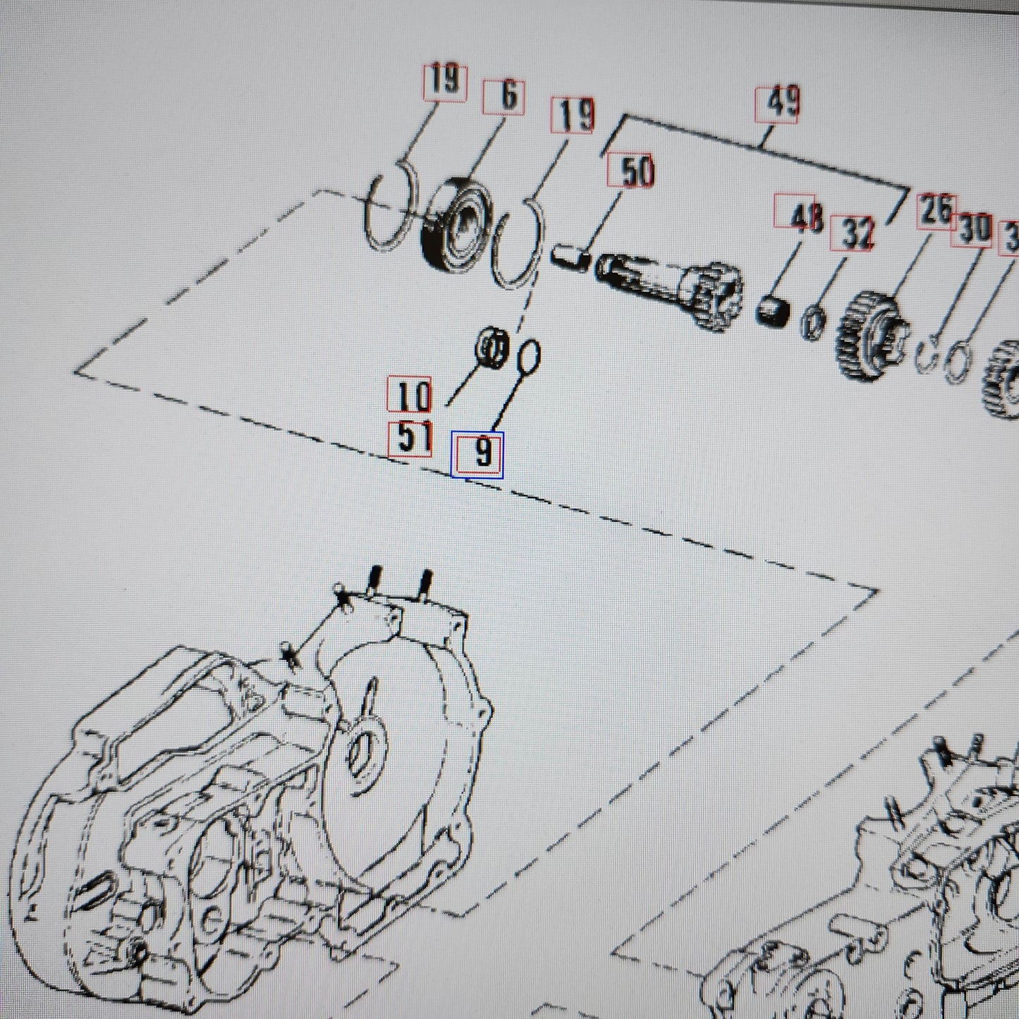 #11103 XL Sportster transmission O-ring