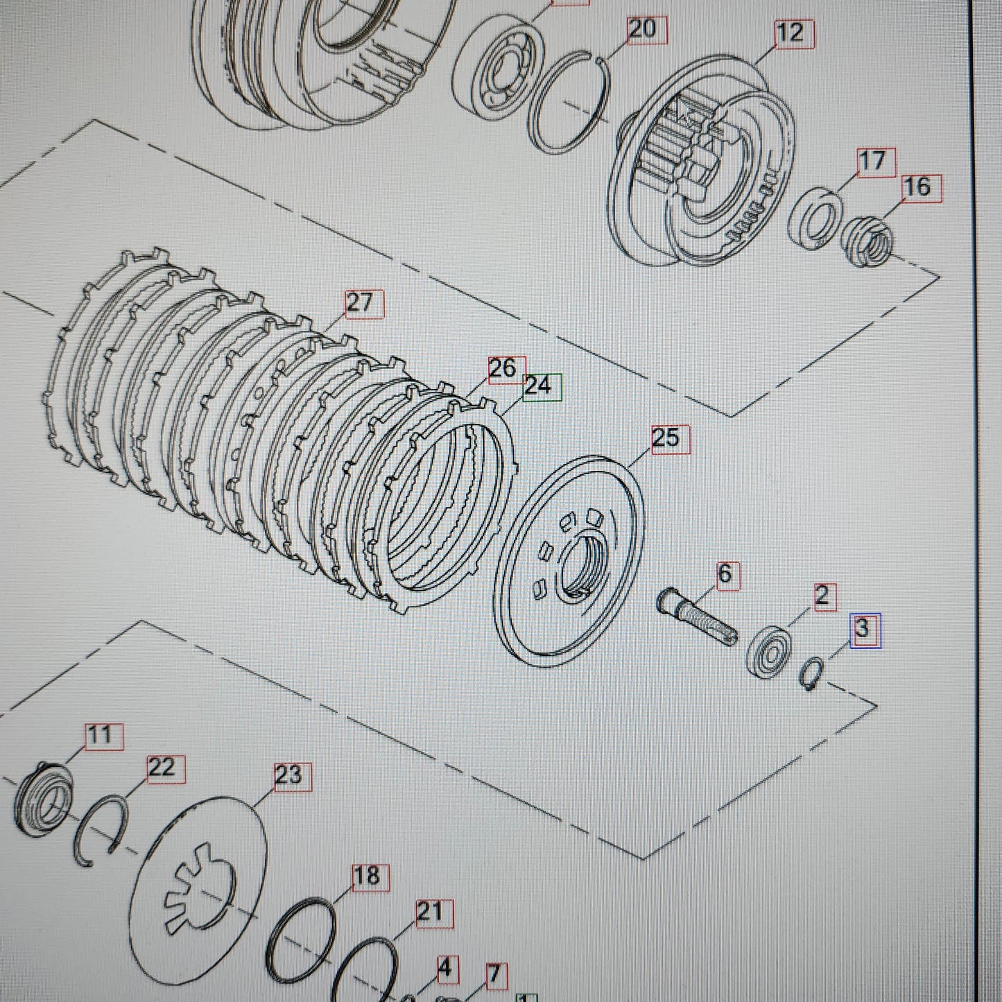 #11046 XL sportster clutch adjuster retaining ring