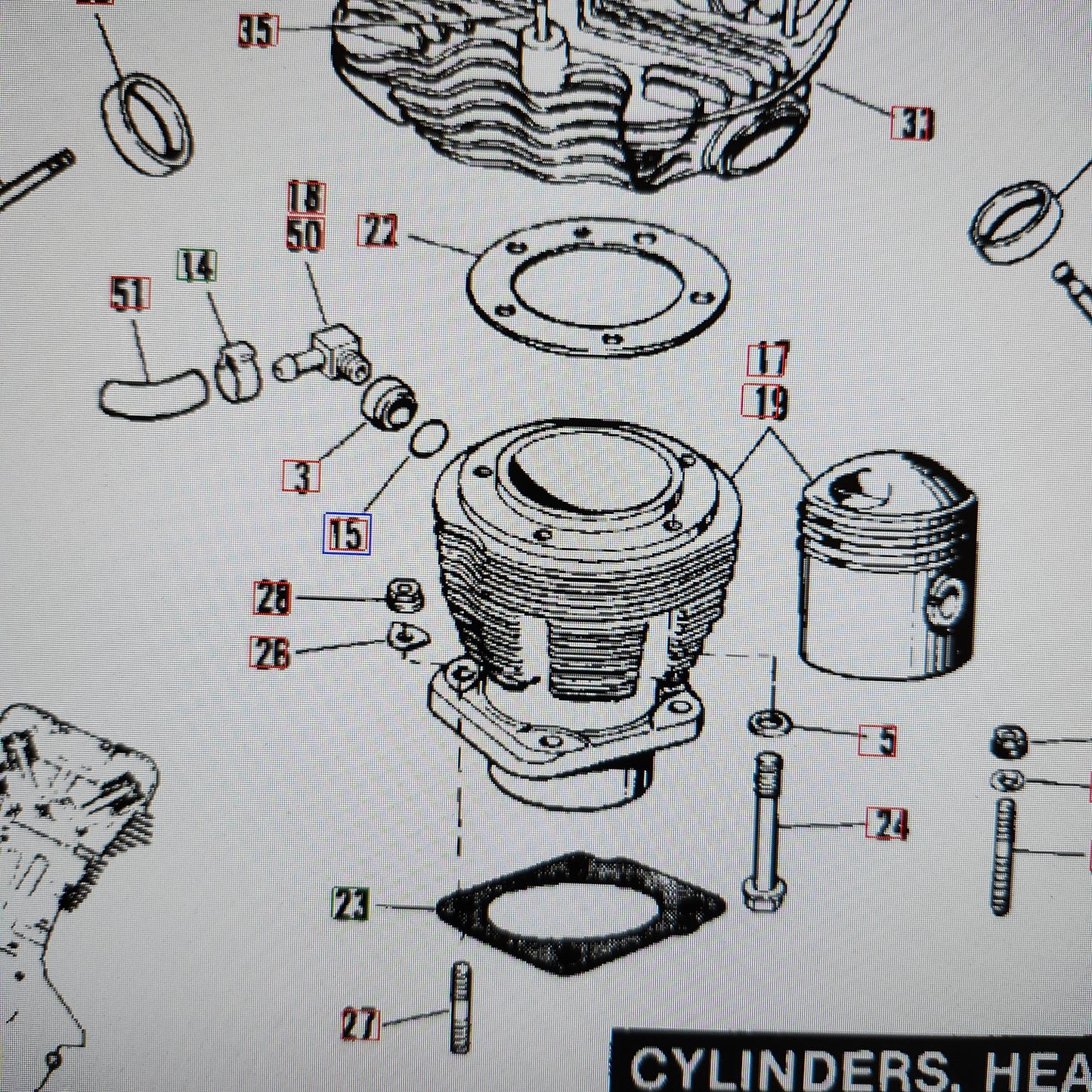 #11101 Upper pushrod/cylinder head/starter shaft o-ring
Multiple model and multiple fitment.
Contact store for exact fitment
Genuine Harley-Davidson product