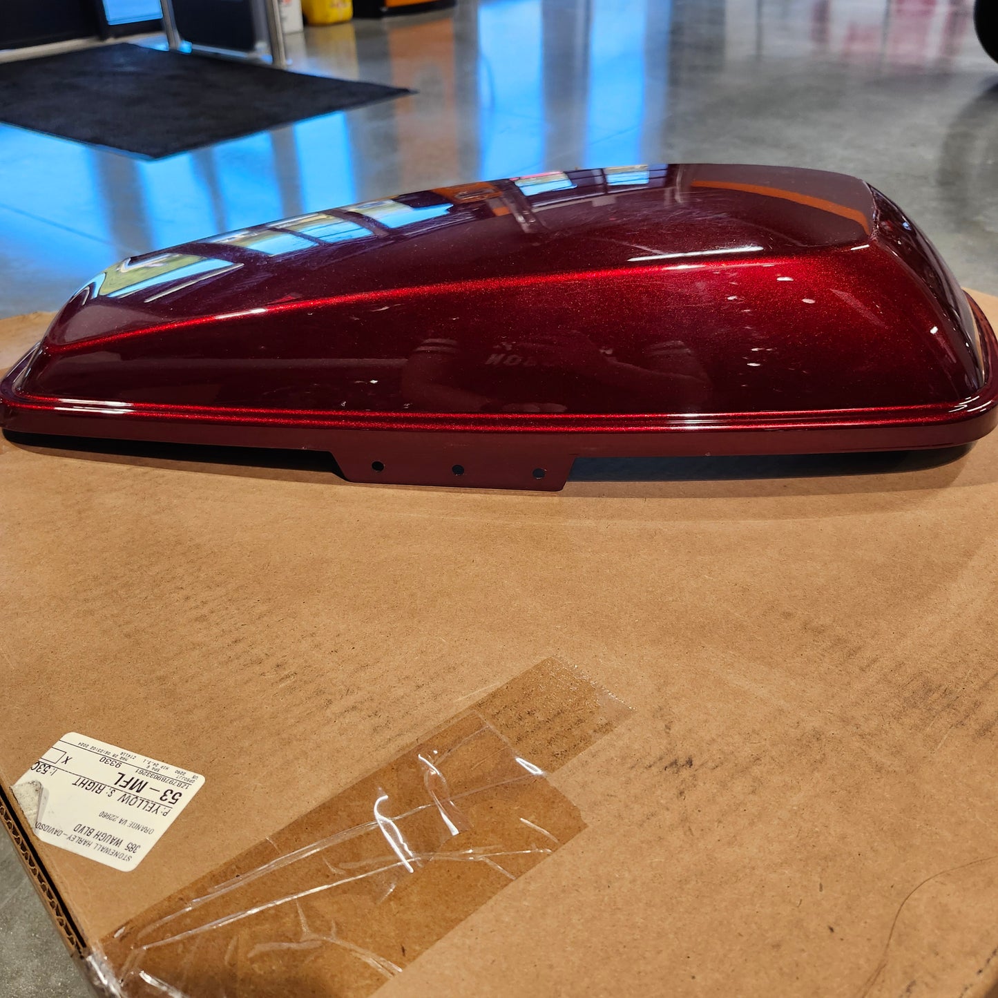 Right saddlebag lid