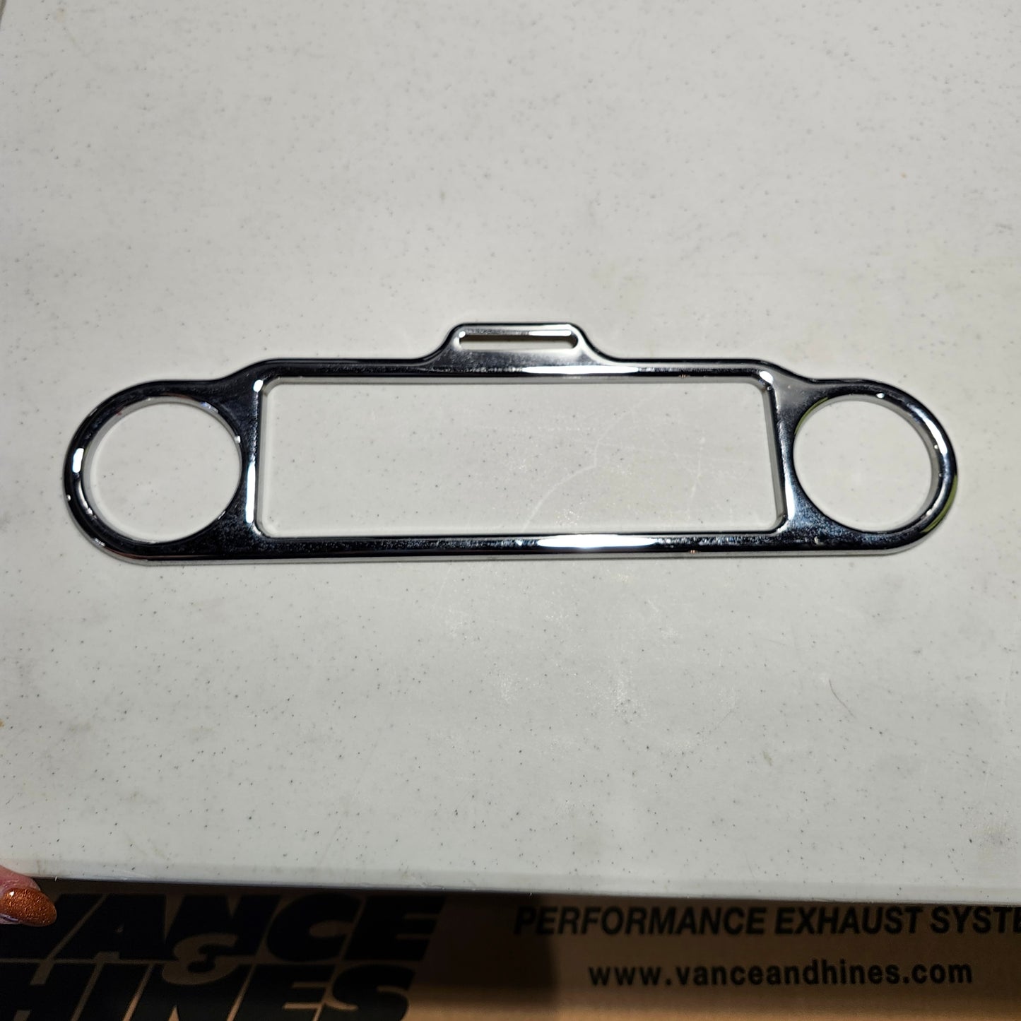 Radio and gauge trim piece