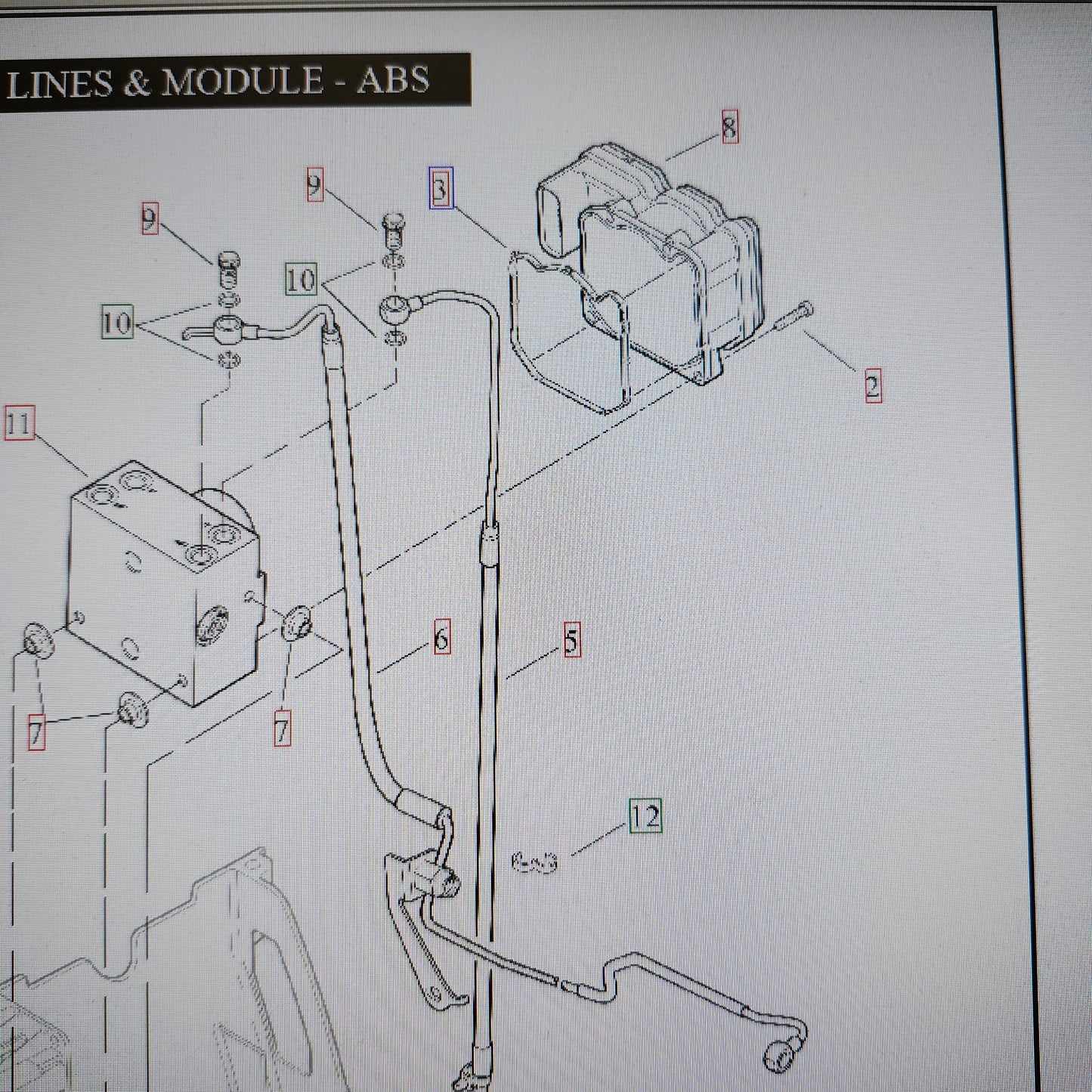 #11904 ABS ECU seal