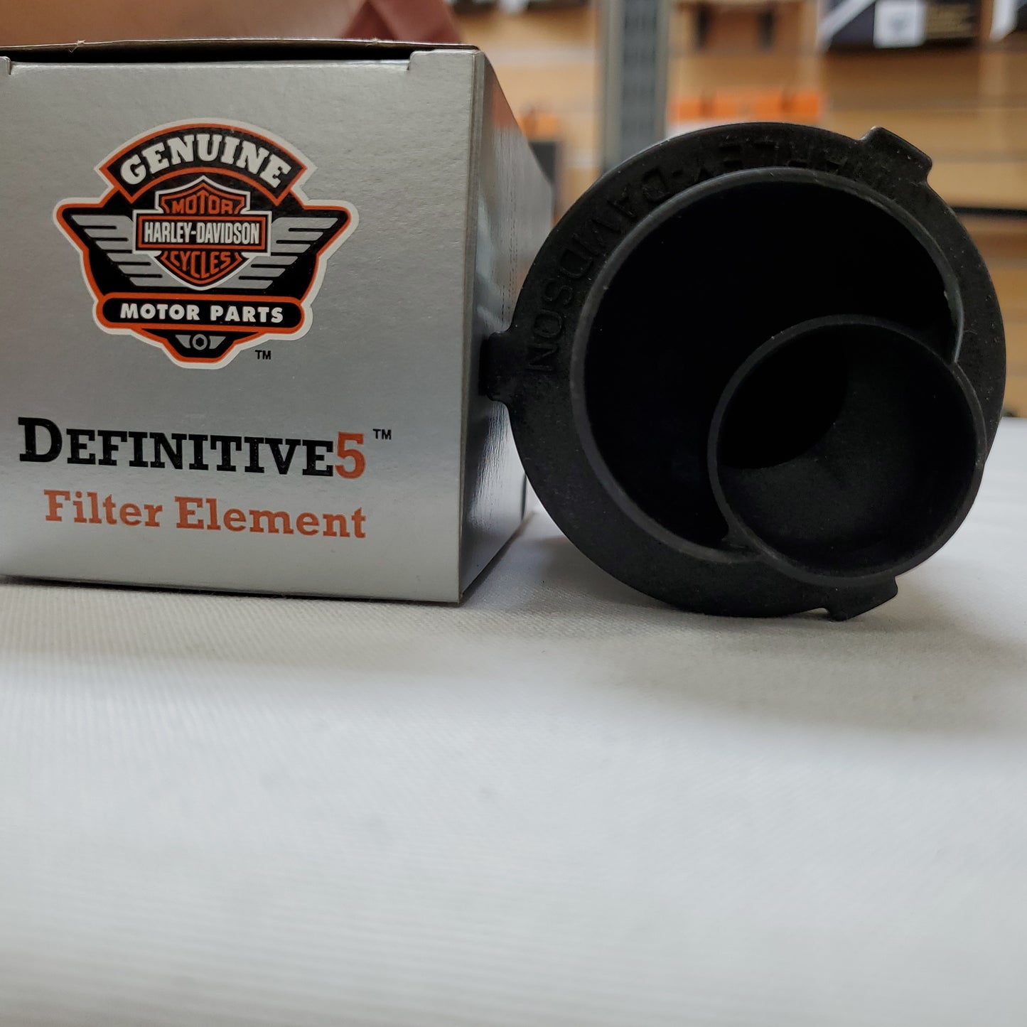 Replaceable oil filter element-Definitive5 Part#63834-07 Fits: Twin Cam models with Definitive filtration system., Stonewall Harley-Davidson