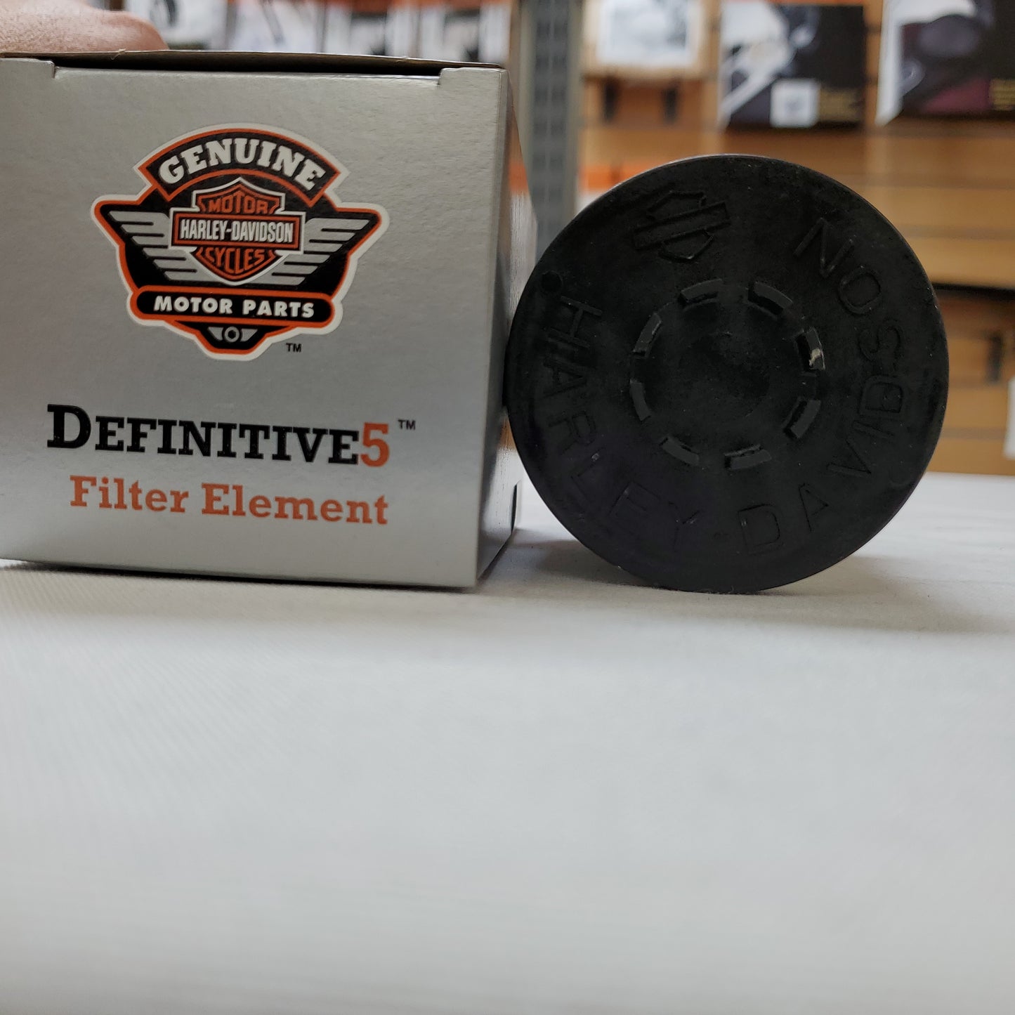 Replaceable oil filter element-Definitive5 Part#63834-07 Fits: Twin Cam models with Definitive filtration system., Stonewall Harley-Davidson