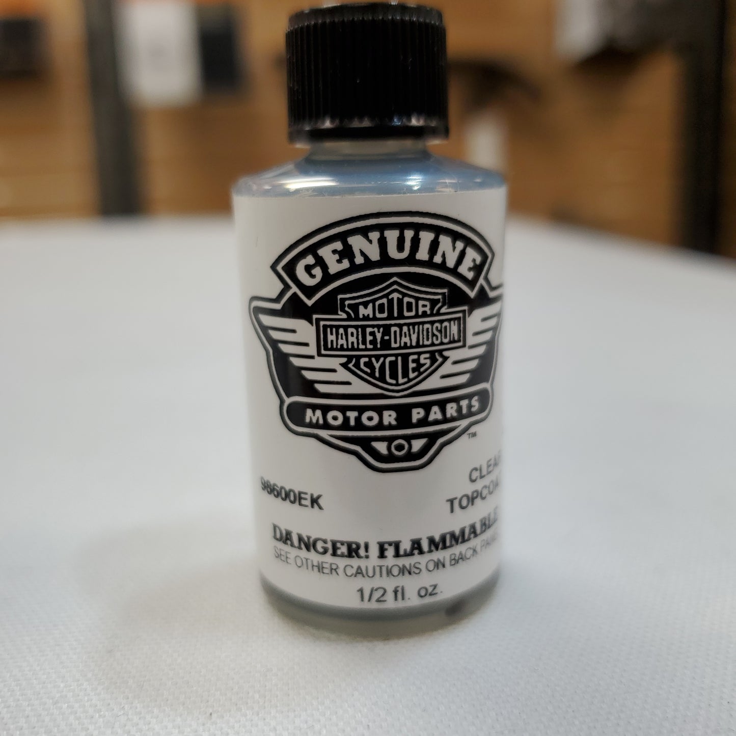 Genuine Harley-Davidson touch up paint #98601DAT Kit Includes Deep Turquoise color and clear topcoat Color is used for 2009 model year.
