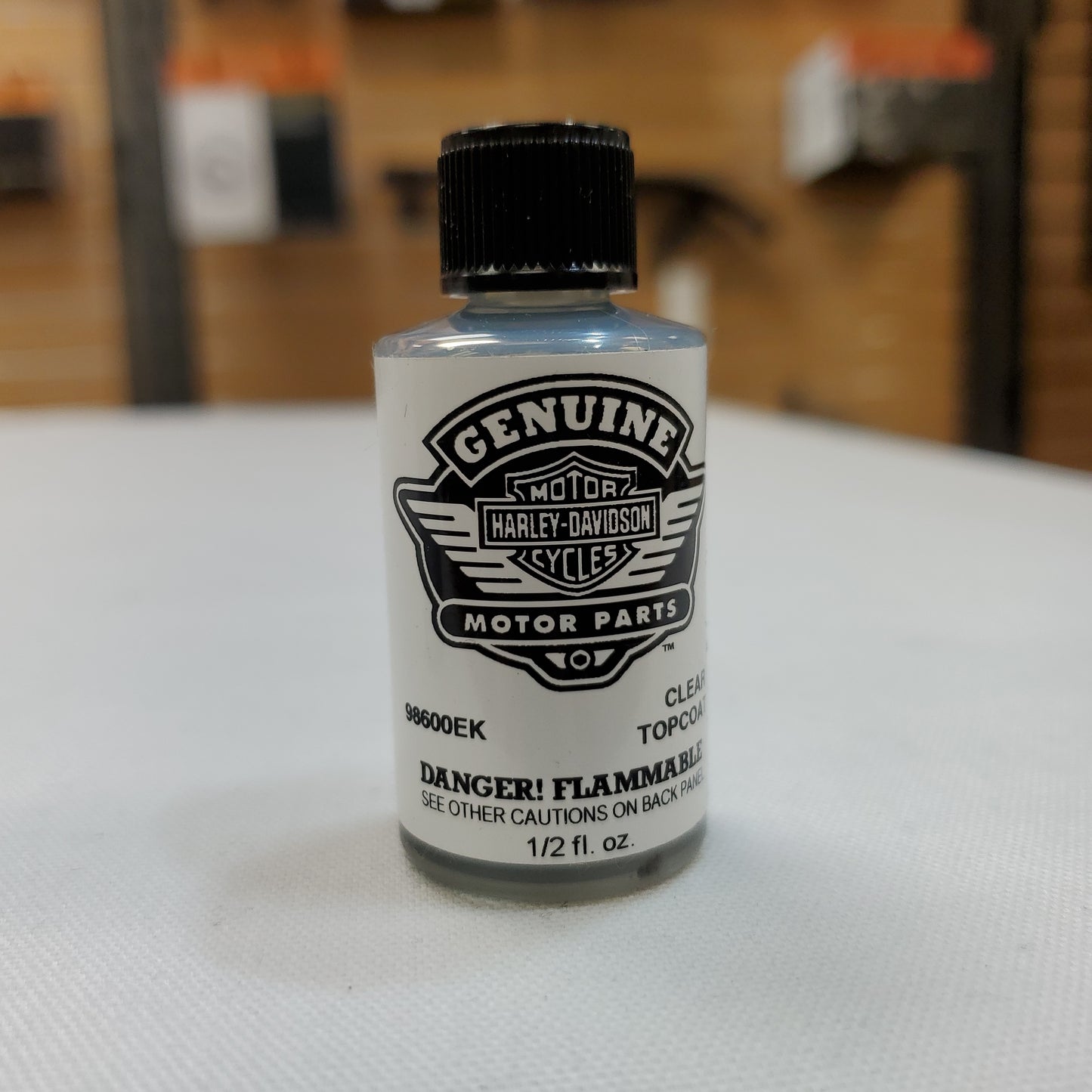 Genuine Harley-Davidson touch up paint #98601DAT Kit Includes Deep Turquoise color and clear topcoat Color is used for 2009 model year.