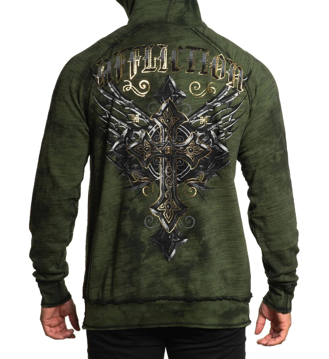 Affliction Stone Grail Reversible Hoodie