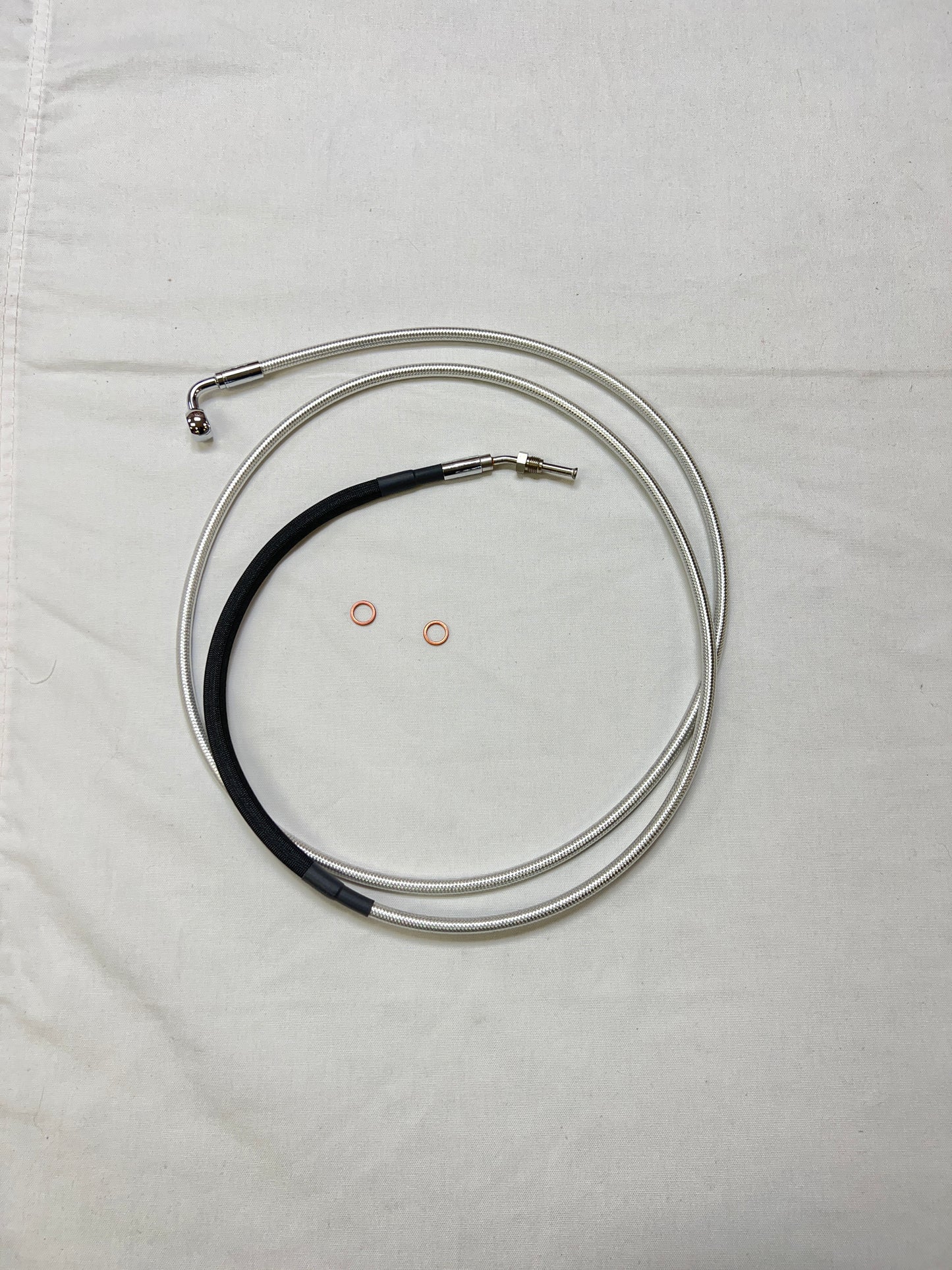 78" Hydraulic Clutch Line Sterling Chromite 2, Stonewall Harley-Davidson