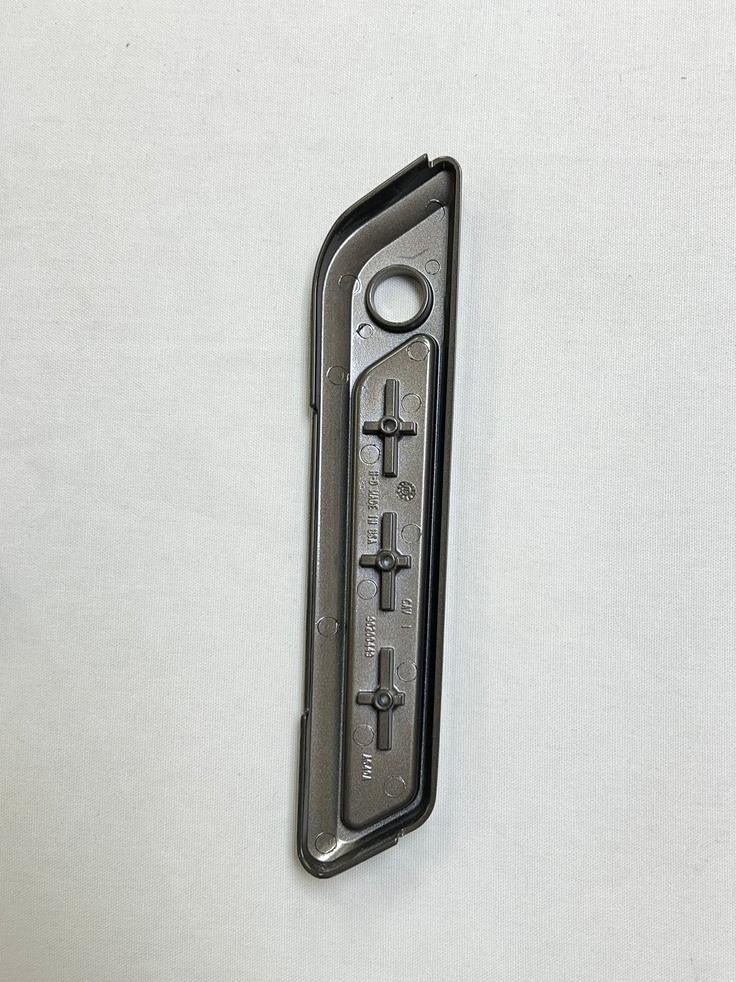 River Rock Right saddlebag hinge cover Part#90200984EEZ, Stonewall Harley-Davidson