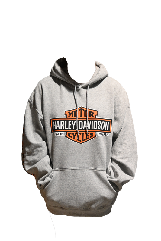 Gray Custom Stonewall Bar and Shield Hoodie