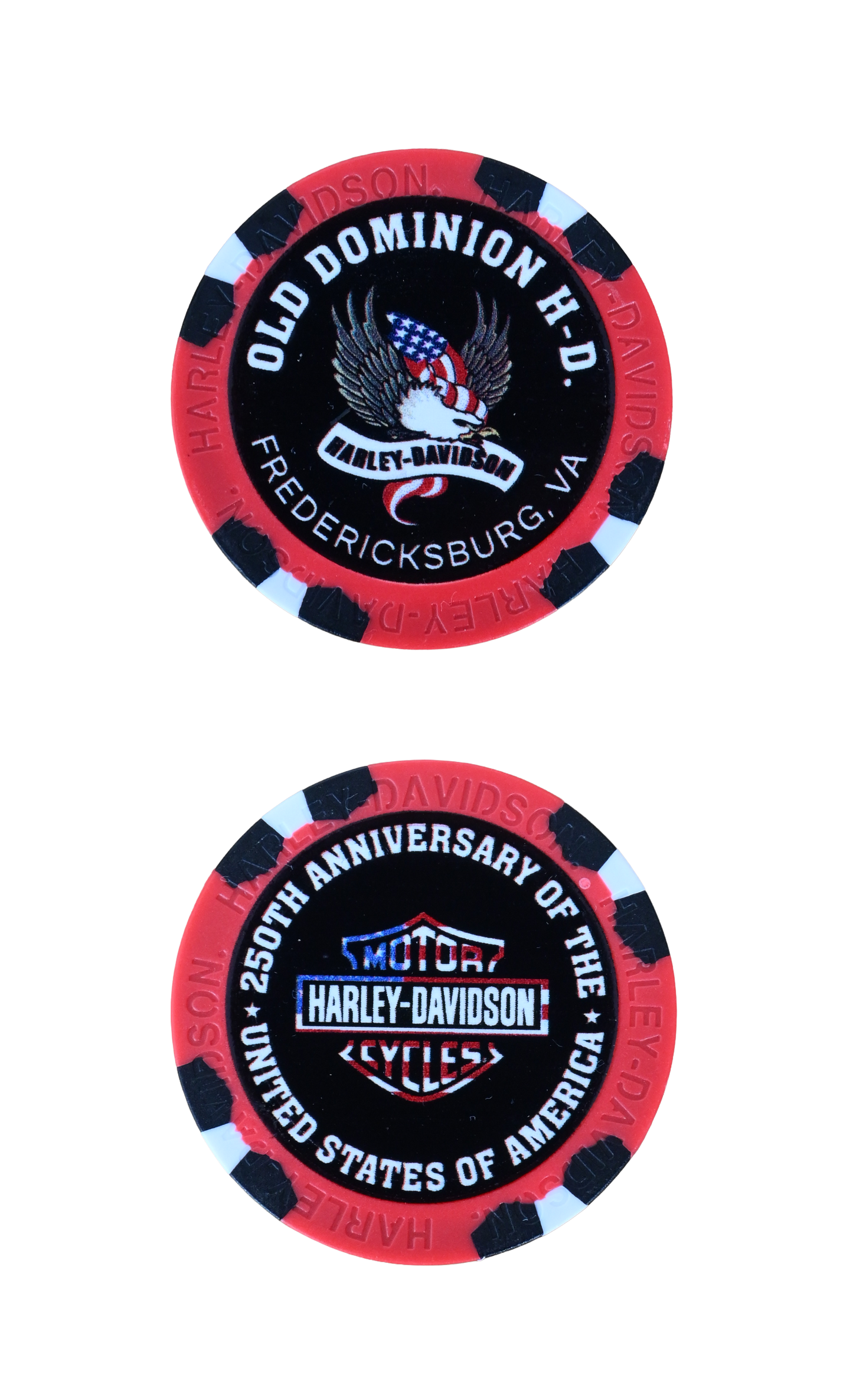 3 pack of Americana Custom Poker Chips