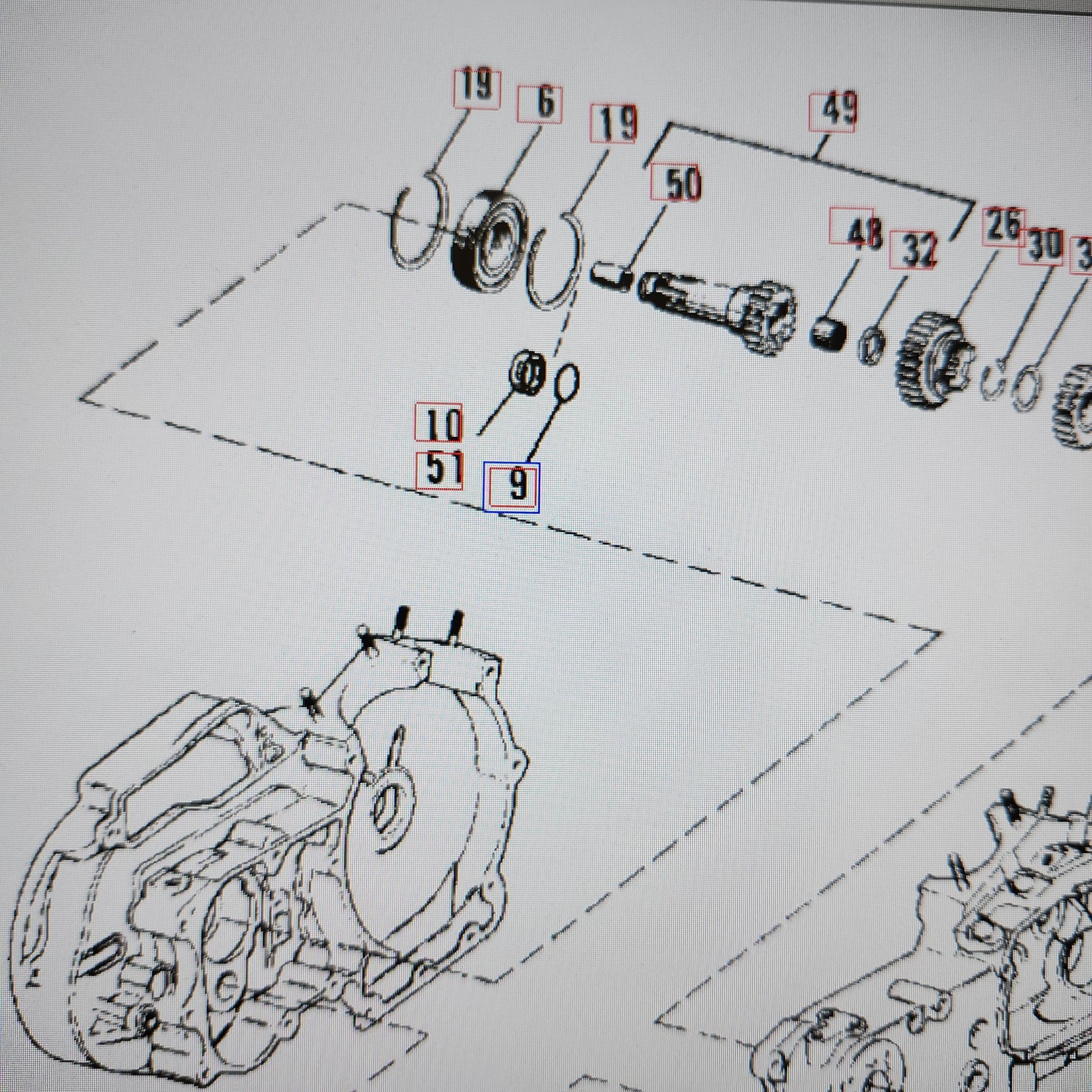 #11103 XL Sportster transmission O-ring