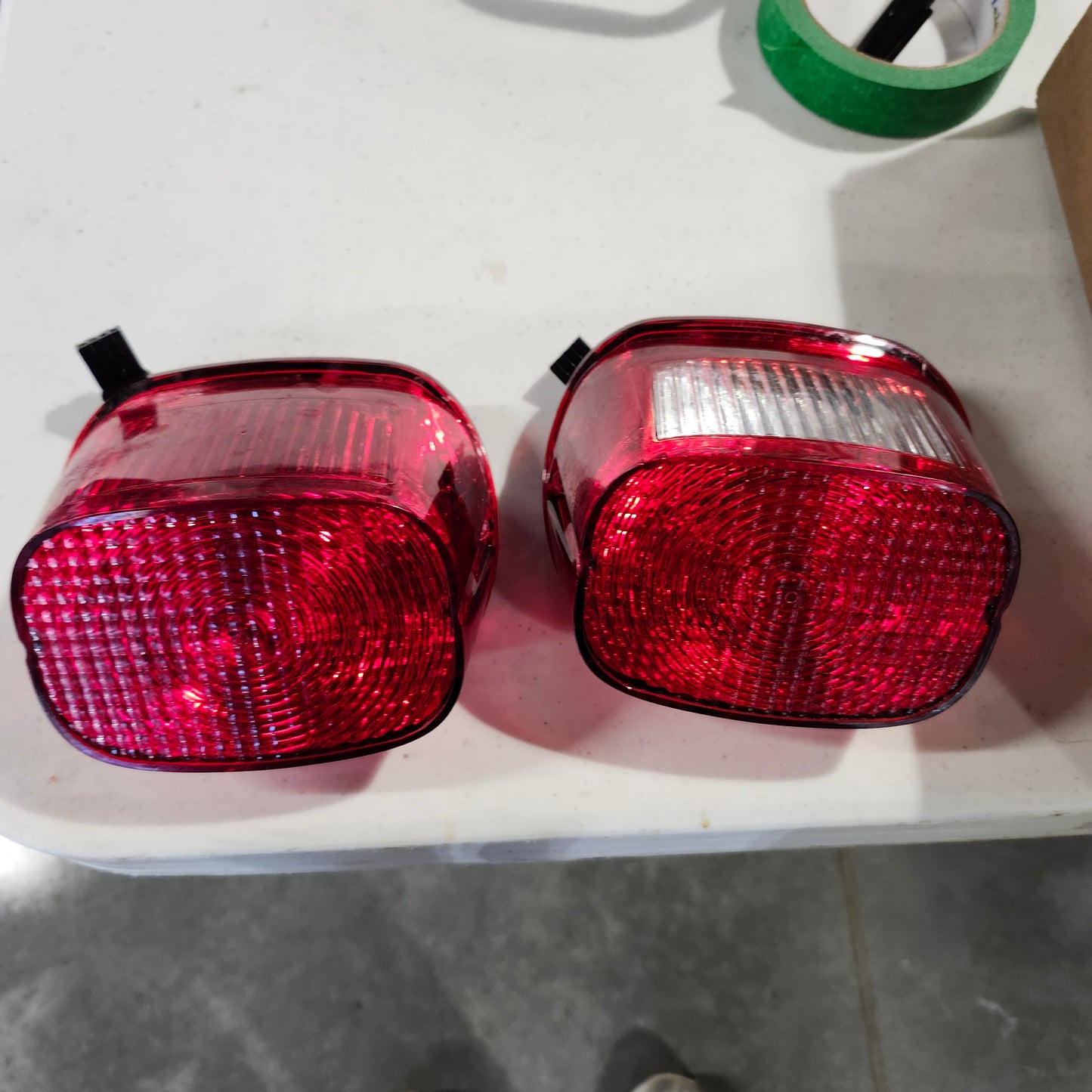 Stock trike tail lights with bulbs