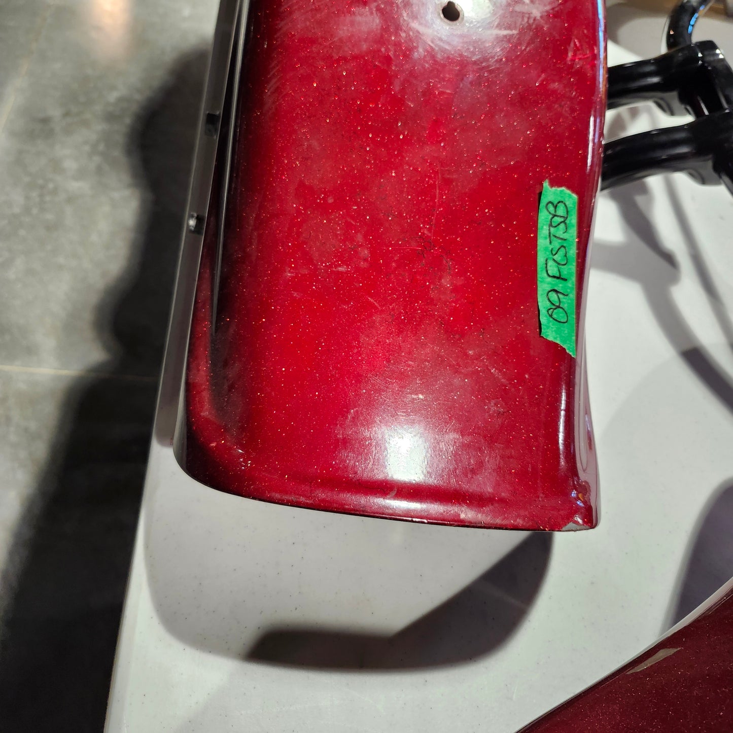 Cross bones rear fender