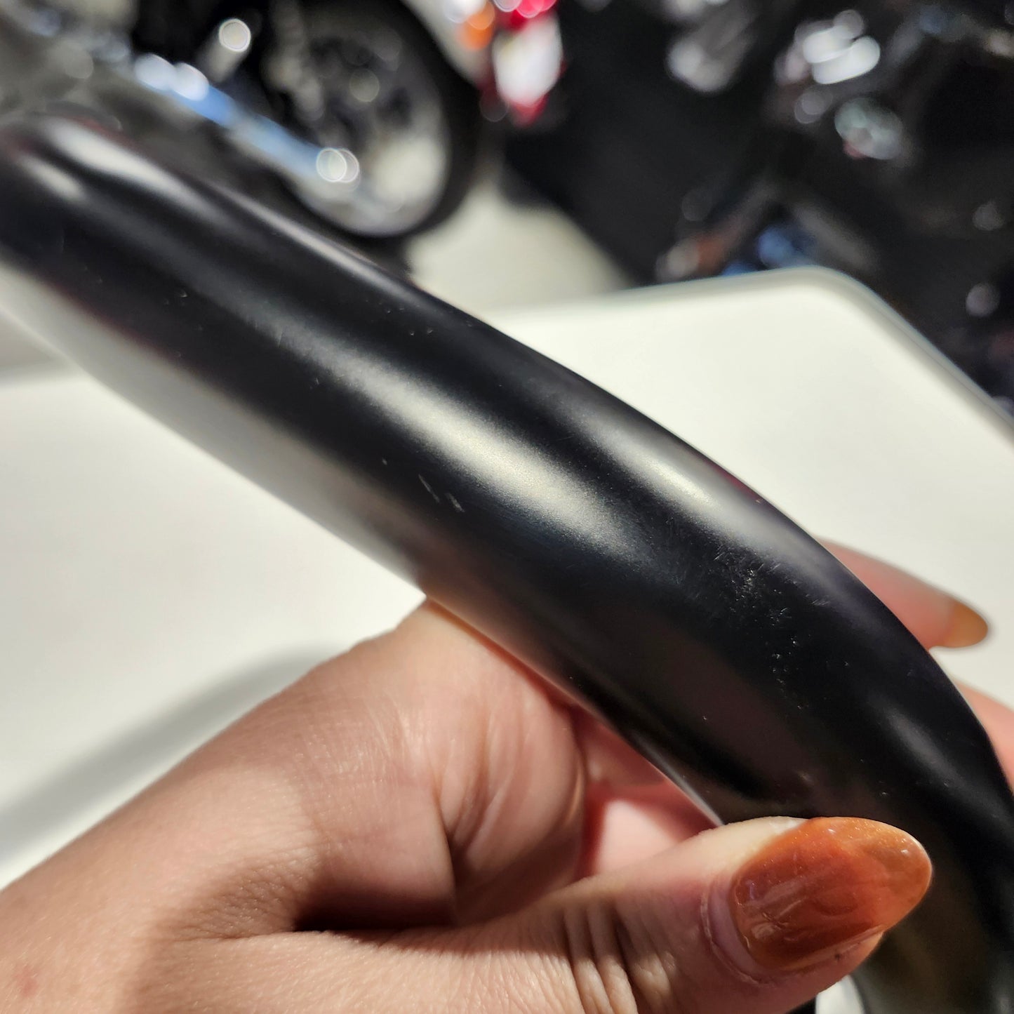 Dyna black engine guard