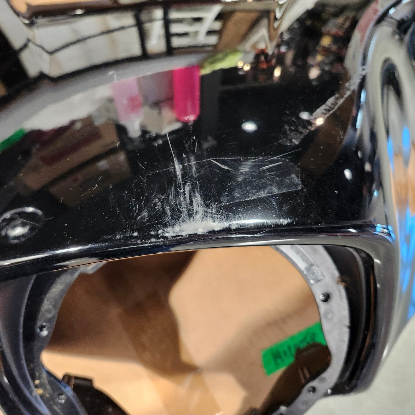 Vivid black outer fairing FLHX