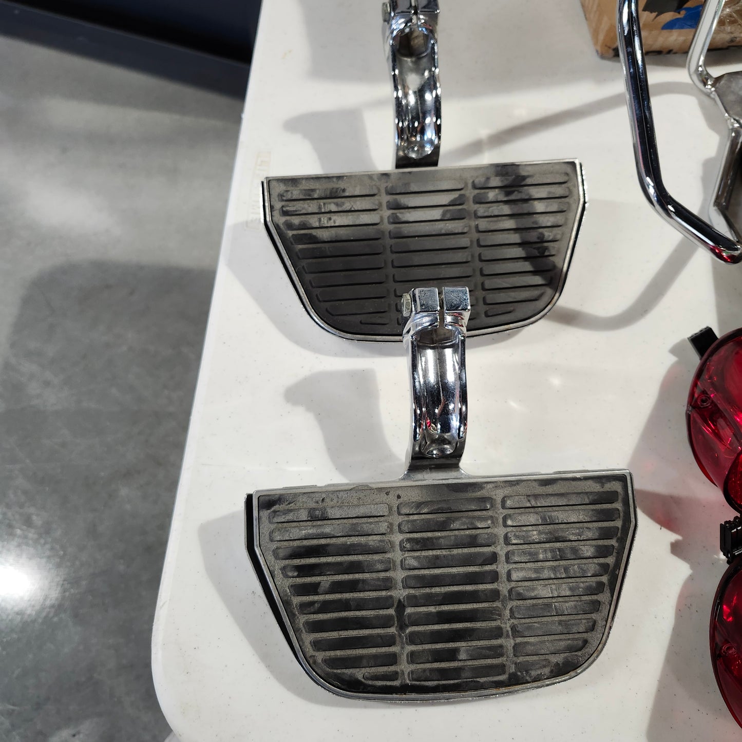 Softail passenger floorboards