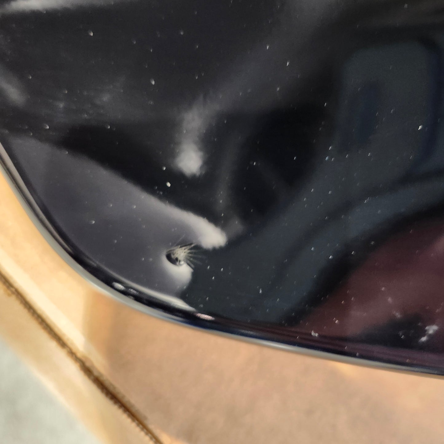 Vivid black outer fairing FLHX