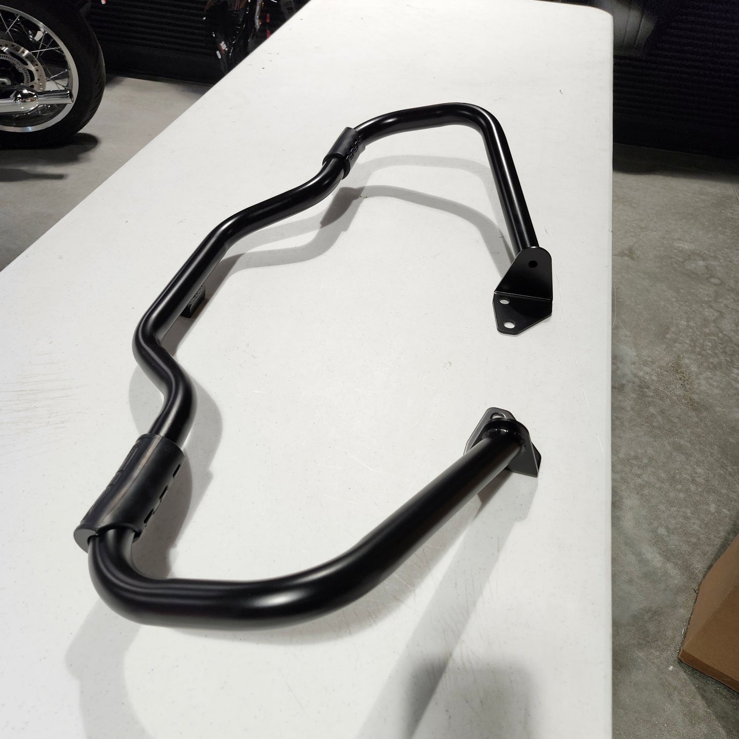 Dyna black engine guard