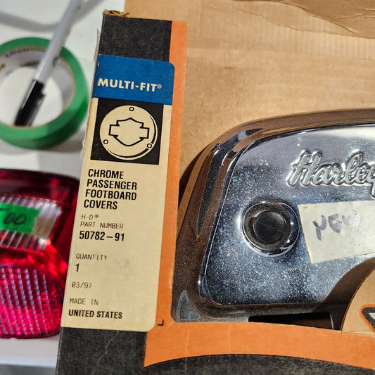 Chrome passenger floorboards pan cover 1 piece