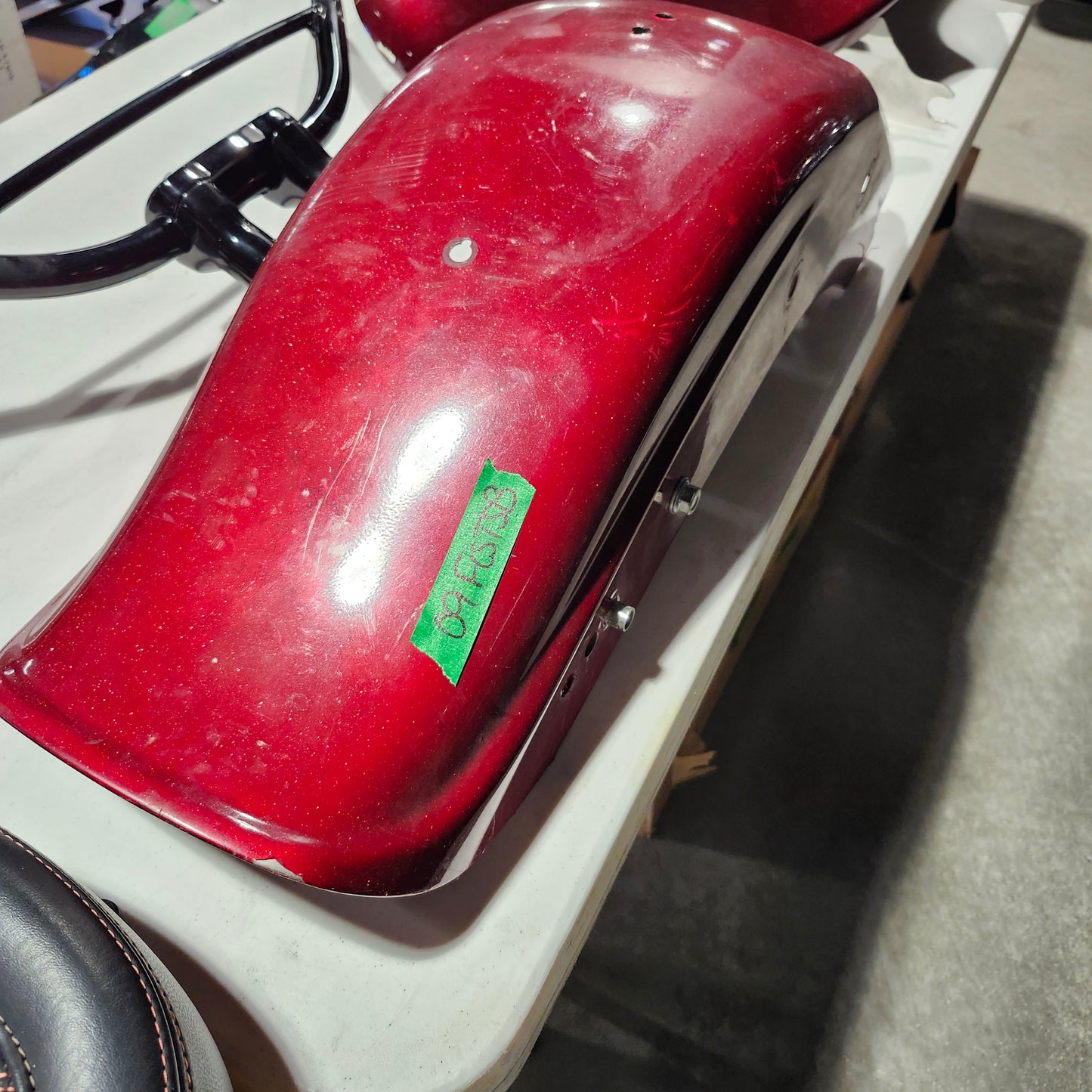 Cross bones rear fender