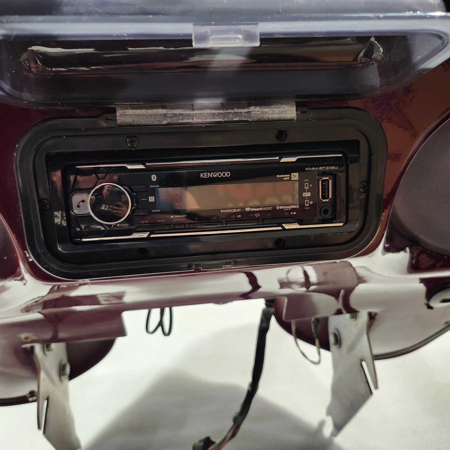 Outer fairing kit with audio