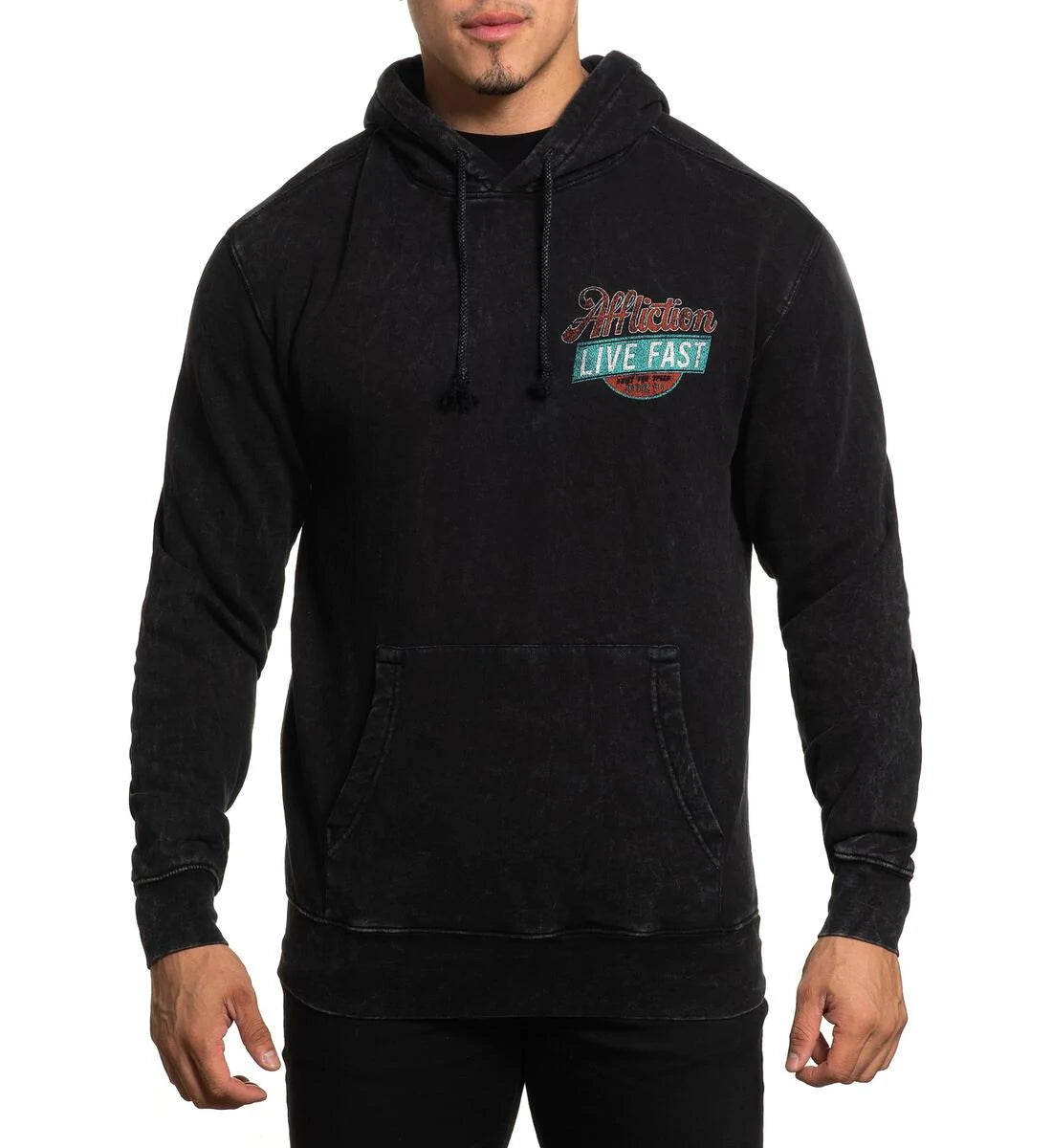 Affliction Fire Oil Pullover Hoodie
