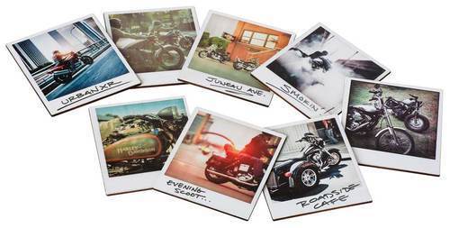 H-D 8-Piece Coaster Set