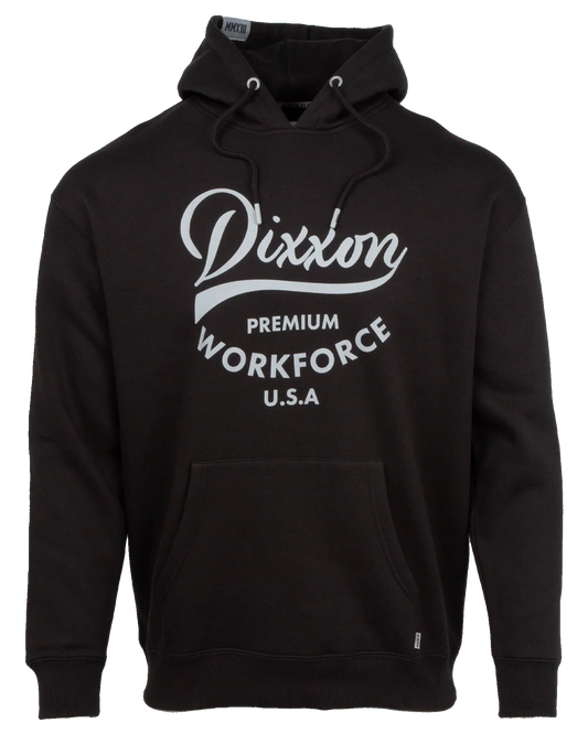 Workforce Pullover Hoodie Black by Dixxon Flannel Co.
